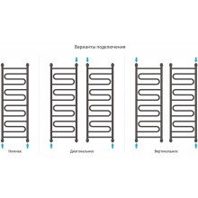 Водяной полотенцесушитель Сунержа Элегия+ 1200х400 00-0205-1240 Хром