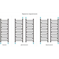 Водяной полотенцесушитель Сунержа Элегия+ 1200х400 00-0205-1240 Хром