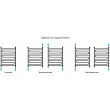 Водяной полотенцесушитель Сунержа Элегия+ 800х600 00-0205-8060 Хром