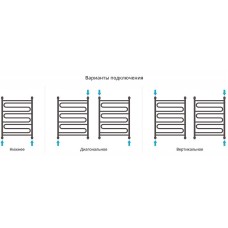 Водяной полотенцесушитель Сунержа Элегия+ 800х600 00-0205-8060 Хром