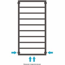 Водяной полотенцесушитель Сунержа Канцлер 1000х500 00-0254-1050 Хром