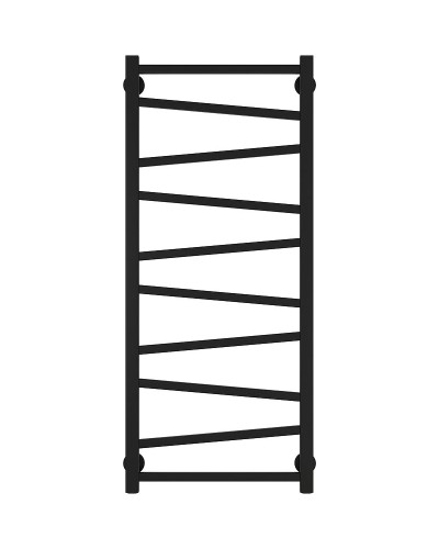 Водяной полотенцесушитель Сунержа Сирокко 1000x400 31-0253-1040 Черный матовый