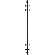 Водяной полотенцесушитель Сунержа Хорда 1200x195 31-0124-1200 Черный матовый