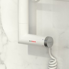 Электрический полотенцесушитель Сунержа Богема 2.0 1200x400 L 12-5206-1240 с полкой Белый