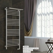 Электрический полотенцесушитель Сунержа Богема 2.0 1200x600 L 00-5206-1260 с полкой Хром