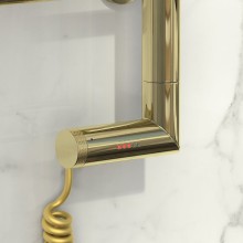 Электрический полотенцесушитель Сунержа Богема 2.0 600x400 R 020-5207-6040 с полкой Шампань