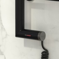 Электрический полотенцесушитель Сунержа Галант 2.0 600x500 L 31-5200-6050 Черный матовый