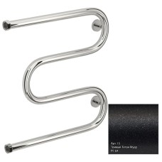 Полотенцесушитель водяной 500х500 темный титан муар Сунержа М-образный 15-0007-5050