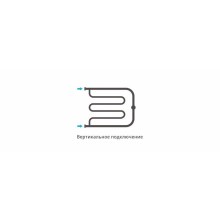 Полотенцесушитель водяной 500х650 золотой матовый Сунержа Лира +2 полки 032-4012-5065