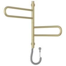 Полотенцесушитель электрический 567x535 шампань матовая МЭМ Сунержа Парео 4.0-2С 022-0823-0567