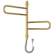 Полотенцесушитель электрический 567x535 золотой МЭМ Сунержа Парео 4.0-2С 03-0823-0567