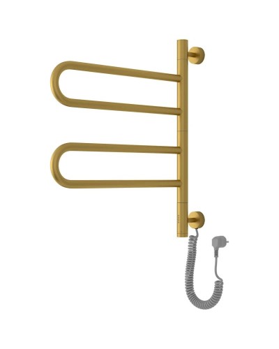 Полотенцесушитель электрический 567x535 золотой матовый МЭМ Сунержа Парео 4.0-2С 032-0823-0567