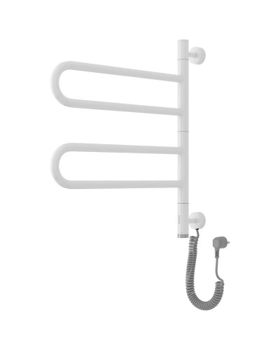 Полотенцесушитель электрический 567x535 белый глянец МЭМ Сунержа Парео 4.0-2С 12-0823-0567