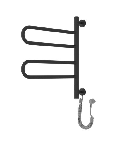 Полотенцесушитель электрический 567x535 темный титан муар МЭМ Сунержа Парео 4.0-2С 15-0823-0567