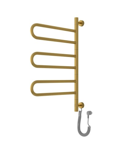 Полотенцесушитель электрический 773x535 золотой матовый МЭМ Сунержа Парео 4.0-3С 032-0823-0773