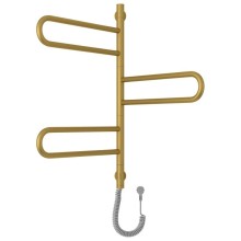 Полотенцесушитель электрический 773x535 золотой матовый МЭМ Сунержа Парео 4.0-3С 032-0823-0773