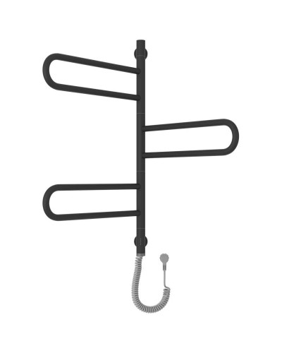 Полотенцесушитель электрический 773x535 темный титан муар МЭМ Сунержа Парео 4.0-3С 15-0823-0773