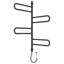 Полотенцесушитель электрический 978x535 темный титан муар МЭМ Сунержа Парео 4.0-4С 15-0823-0978