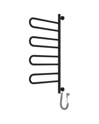Полотенцесушитель электрический 978x535 черный матовый МЭМ Сунержа Парео 4.0-4С 31-0823-0978
