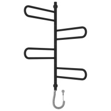 Полотенцесушитель электрический 978x535 черный матовый МЭМ Сунержа Парео 4.0-4С 31-0823-0978