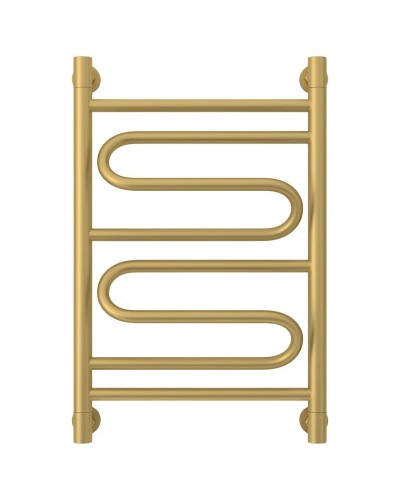 Полотенцесушитель водяной 600х400 золотой матовый Сунержа Элегия+ 032-0205-6040