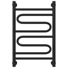 Полотенцесушитель водяной 600х400 черный матовый Сунержа Элегия+ 31-0205-6040