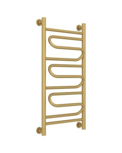 Полотенцесушитель водяной 800х400 золотой матовый Сунержа Элегия+ 032-0205-8040