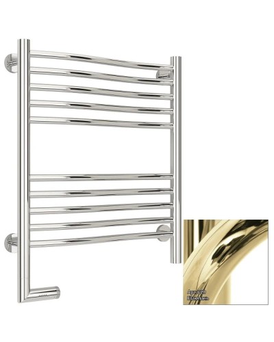 Полотенцесушитель электрический 600х500 шампань МЭМ левый Сунержа Флюид 2.0 020-5220-6050