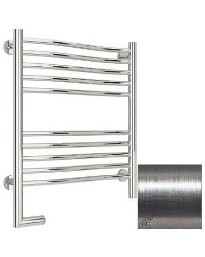 Полотенцесушитель электрический 600х500 сатин МЭМ левый Сунержа Флюид 2.0 071-5220-6050