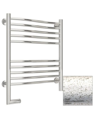 Полотенцесушитель электрический 600х500 античное белое золото МЭМ левый Сунержа Флюид 2.0 10-5220-6050