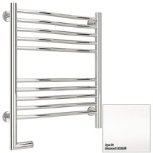 Полотенцесушитель электрический 600х500 белый матовый МЭМ левый Сунержа Флюид 2.0 30-5220-6050