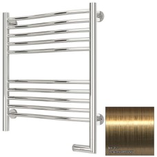 Полотенцесушитель электрический 600х500 состаренная латунь МЭМ правый Сунержа Флюид 2.0 051-5221-6050