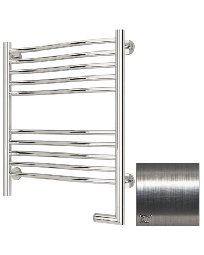 Полотенцесушитель электрический 600х500 сатин МЭМ правый Сунержа Флюид 2.0 071-5221-6050