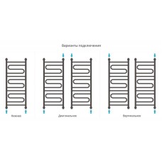 Полотенцесушитель водяной 1000х400 белый матовый Сунержа Элегия+ 30-0205-1040