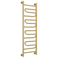 Полотенцесушитель водяной 1200х400 золотой матовый Сунержа Элегия+ 032-0205-1240
