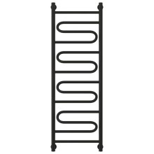 Полотенцесушитель водяной 1200х400 черный матовый Сунержа Элегия+ 31-0205-1240