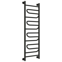 Полотенцесушитель водяной 1200х400 черный матовый Сунержа Элегия+ 31-0205-1240