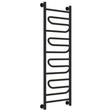 Полотенцесушитель водяной 1200х400 черный матовый Сунержа Элегия+ 31-0205-1240