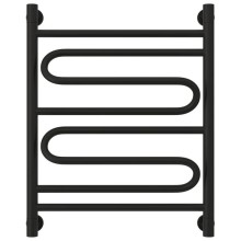 Полотенцесушитель водяной 600х500 черный матовый Сунержа Элегия+ 31-0205-6050