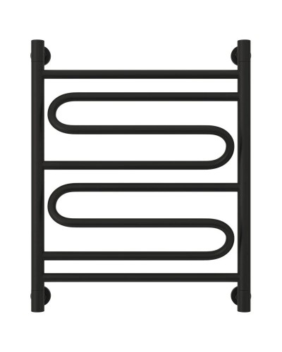 Полотенцесушитель водяной 600х500 черный матовый Сунержа Элегия+ 31-0205-6050