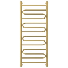 Полотенцесушитель водяной 1200х500 золотой матовый Сунержа Элегия+ 032-0205-1250