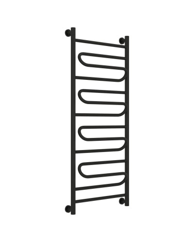 Полотенцесушитель водяной 1200х500 черный матовый Сунержа Элегия+ 31-0205-1250