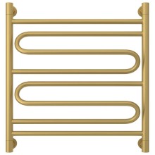 Полотенцесушитель водяной 600х600 золотой матовый Сунержа Элегия+ 032-0205-6060