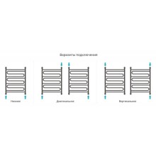 Полотенцесушитель водяной 800х600 античное белое золото Сунержа Элегия+ 10-0205-8060