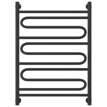 Полотенцесушитель водяной 800х600 черный матовый Сунержа Элегия+ 31-0205-8060