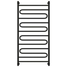 Полотенцесушитель водяной 1200х600 черный матовый Сунержа Элегия+ 31-0205-1260