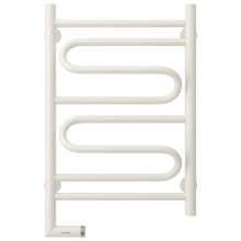 Полотенцесушитель электрический 600х400 белый глянец МЭМ левый Сунержа Элегия 2.0 12-5218-6040