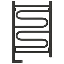 Полотенцесушитель электрический 600х400 темный титан муар МЭМ левый Сунержа Элегия 2.0 15-5218-6040