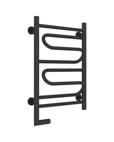 Полотенцесушитель электрический 600х400 темный титан муар МЭМ левый Сунержа Элегия 2.0 15-5218-6040