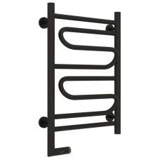 Полотенцесушитель электрический 600х400 черный матовый МЭМ левый Сунержа Элегия 2.0 31-5218-6040